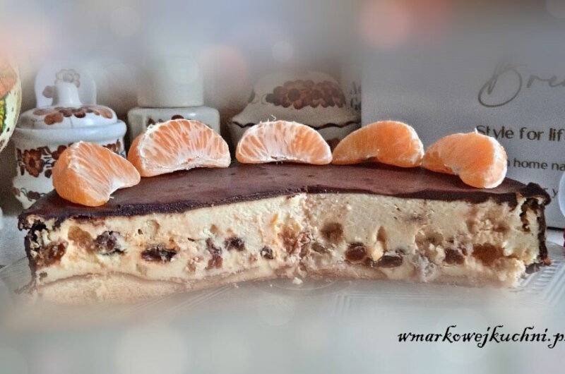 Sylwestrowy sernik z kremem ganache