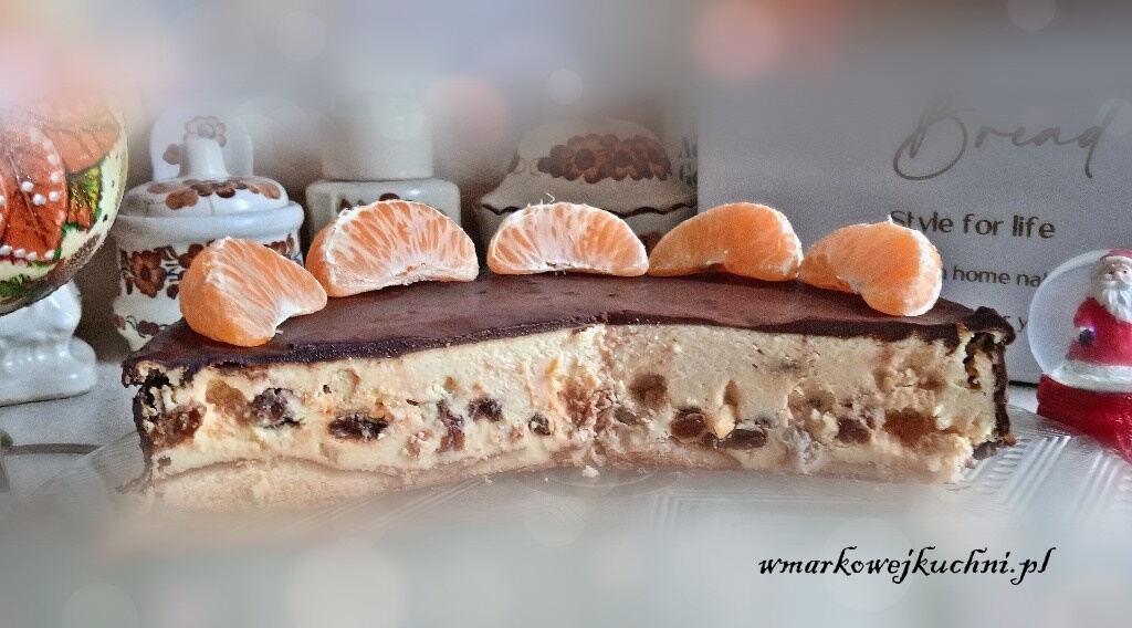 sylwestrowy sernik z kremem ganache