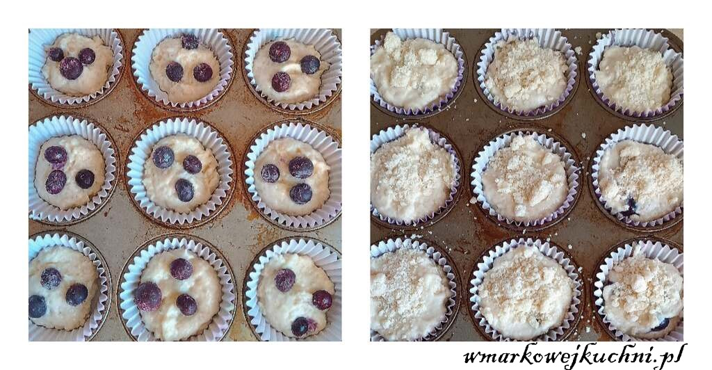 Muffinki gotowe do pieczenia